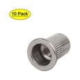 thumbnail image 1 of Unique Bargains M8x18mm 304 Stainless Steel Flange Head Blind Rivet Nut Insert 10Pcs, 1 of 5