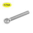 thumbnail image 1 of Unique Bargains M8x50mm 304 Stainless Steel Machine Shoulder Lift Eye Bolt Rigging 10pcs, 1 of 5
