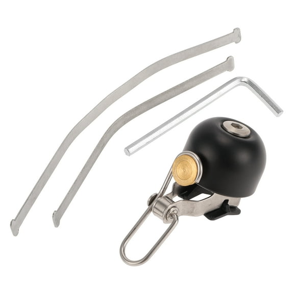 Unique Bargains MTB Mountain Bike Road Bike Bicycle Trigger Bell 75DB Retro Crisp Ringing Loud Sound Horn Black