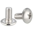 thumbnail image 1 of Unique Bargains Machine Screws, M5x12mm Phillips Screw, 304 Stainless Steel, Fasteners Bolts 20Pcs, 1 of 3