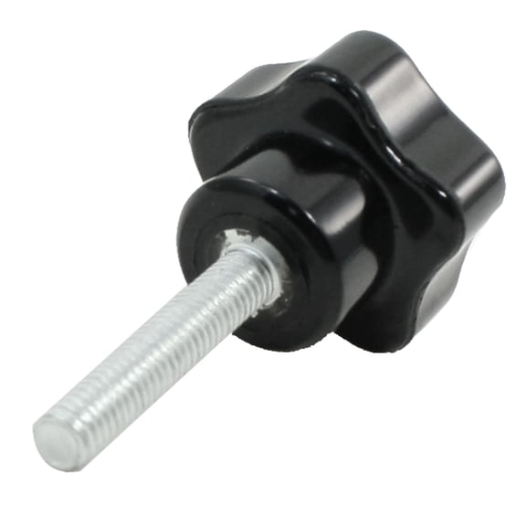 Unique Bargains Machine Spare Part 5mm Male Thread 44mm High Star Knob