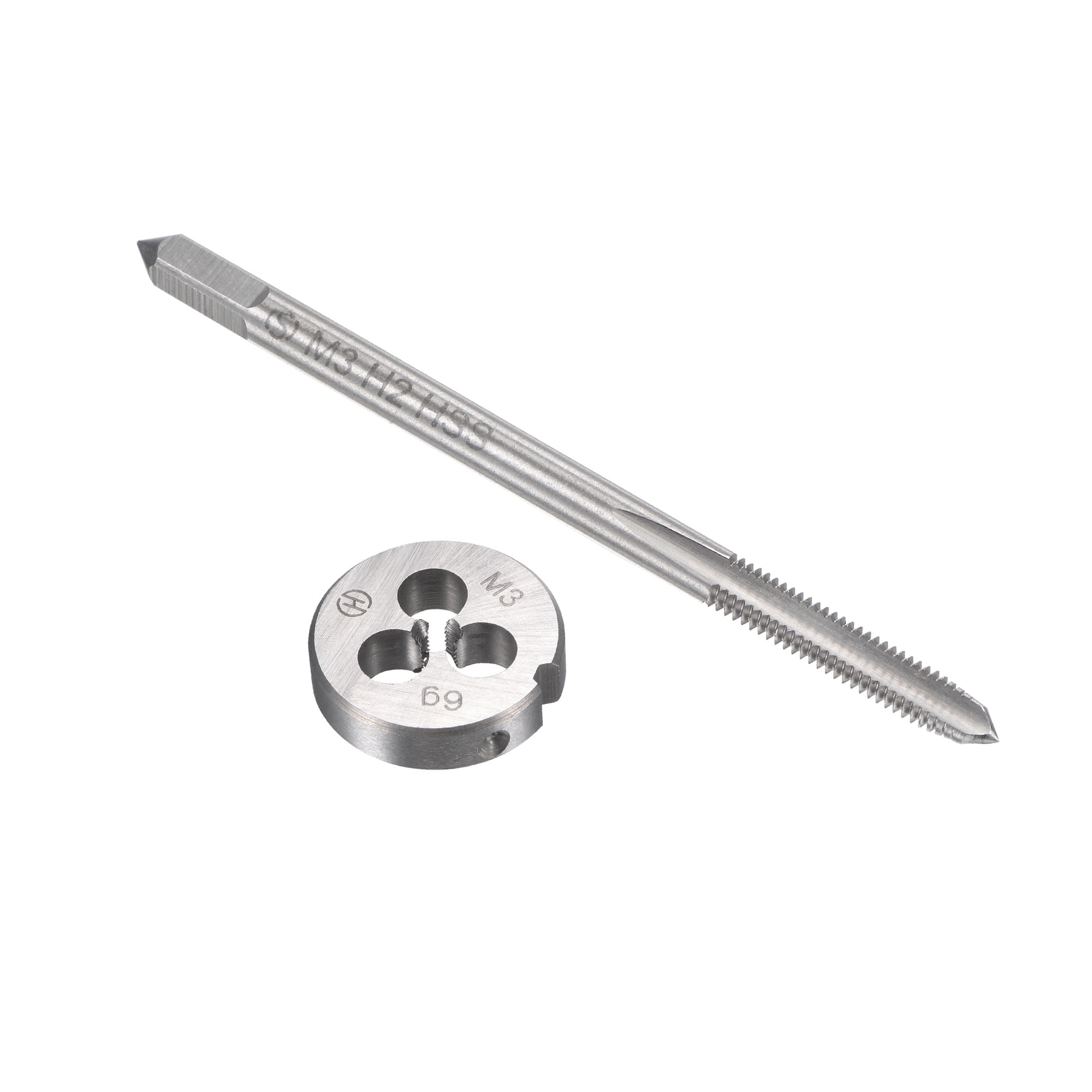 Unique Bargains Machine Thread Screw Tap Metric Tap and Die Set M3 x 0.5mm