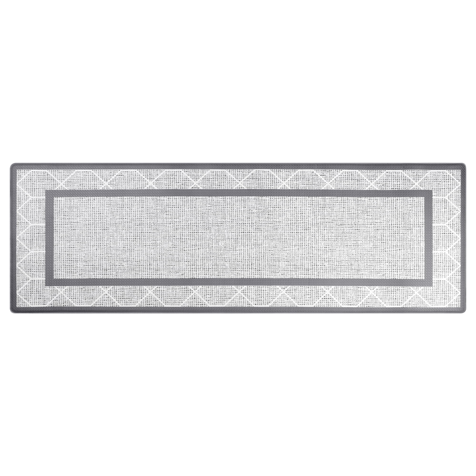 Unique Bargains Machine Washable Kitchen Rug Non-Slip Kitchen Runner Rugs Floor Mats Beige 18" x 48"