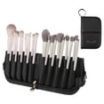 thumbnail image 1 of Unique Bargains Makeup Brush Bag Waterproof Stand-Up Makeup Brush Organizer Travel-Friendly Design Black, 1 of 7