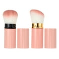thumbnail image 1 of Unique Bargains Makeup Brush Kit Travel Retractable Angled Highlight Pink 2 Pcs, 1 of 7