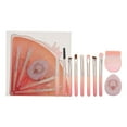 thumbnail image 1 of Unique Bargains Makeup Brush Set Foundation Concealers Brushes Makeup Brushes Professional Cosmetics Tool Kit for Blending Pink 10 Pcs, 1 of 6