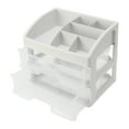 thumbnail image 1 of Unique Bargains Makeup Organizer Countertop 2 Clear Drawers Makeup Organizer Skincare Organizers for Lotions Lipstick, 1 of 2