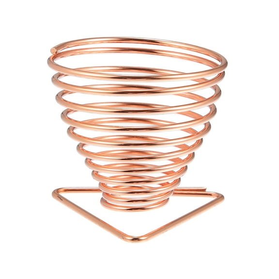 Unique Bargains Makeup Sponge Holder Beauty Sponge Dry Stand Beauty Sponge Holder for Vanity 1.81"x1.97" Rose Gold Tone