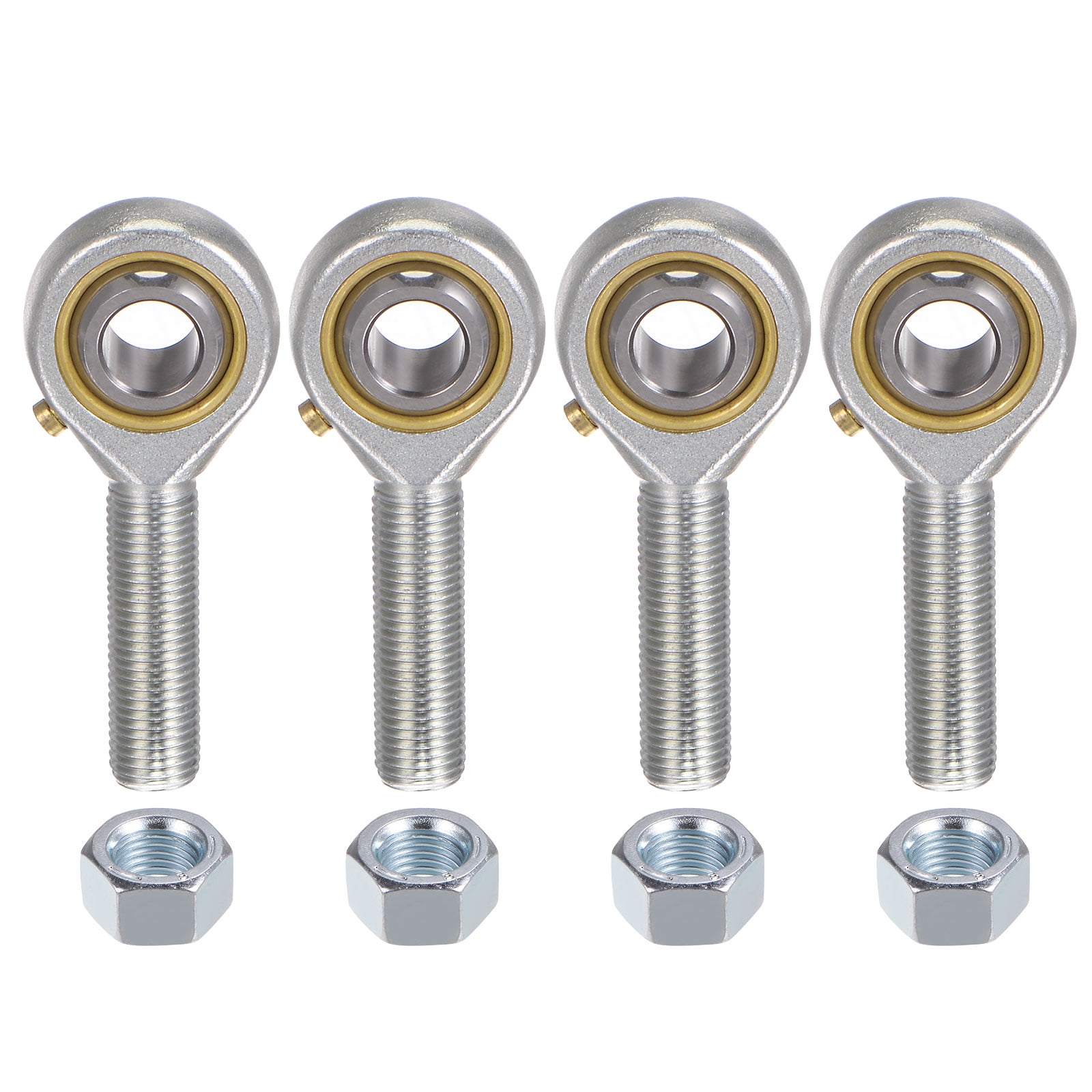 Unique Bargains Male Rod End Bearing Bore and Right Hand Thread 4 Pcs 62mm