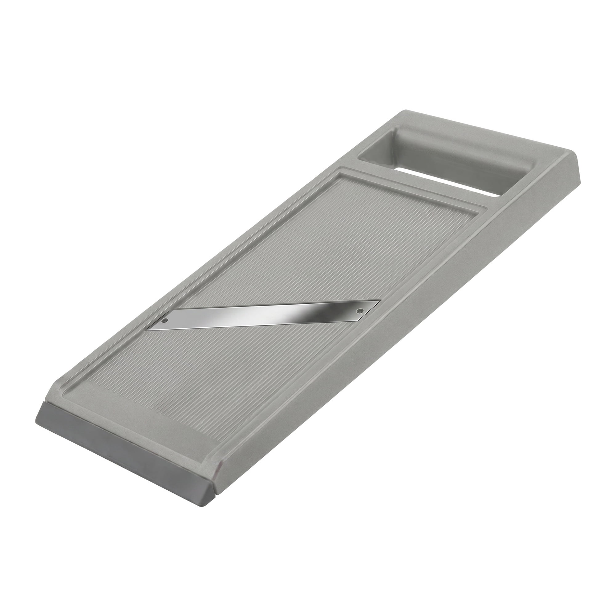 Mandoline Slicer for Kitchen, Vegetable Chopper Multifunctional Cutter for Potato Onion Gray 10.8" x 4.2"
