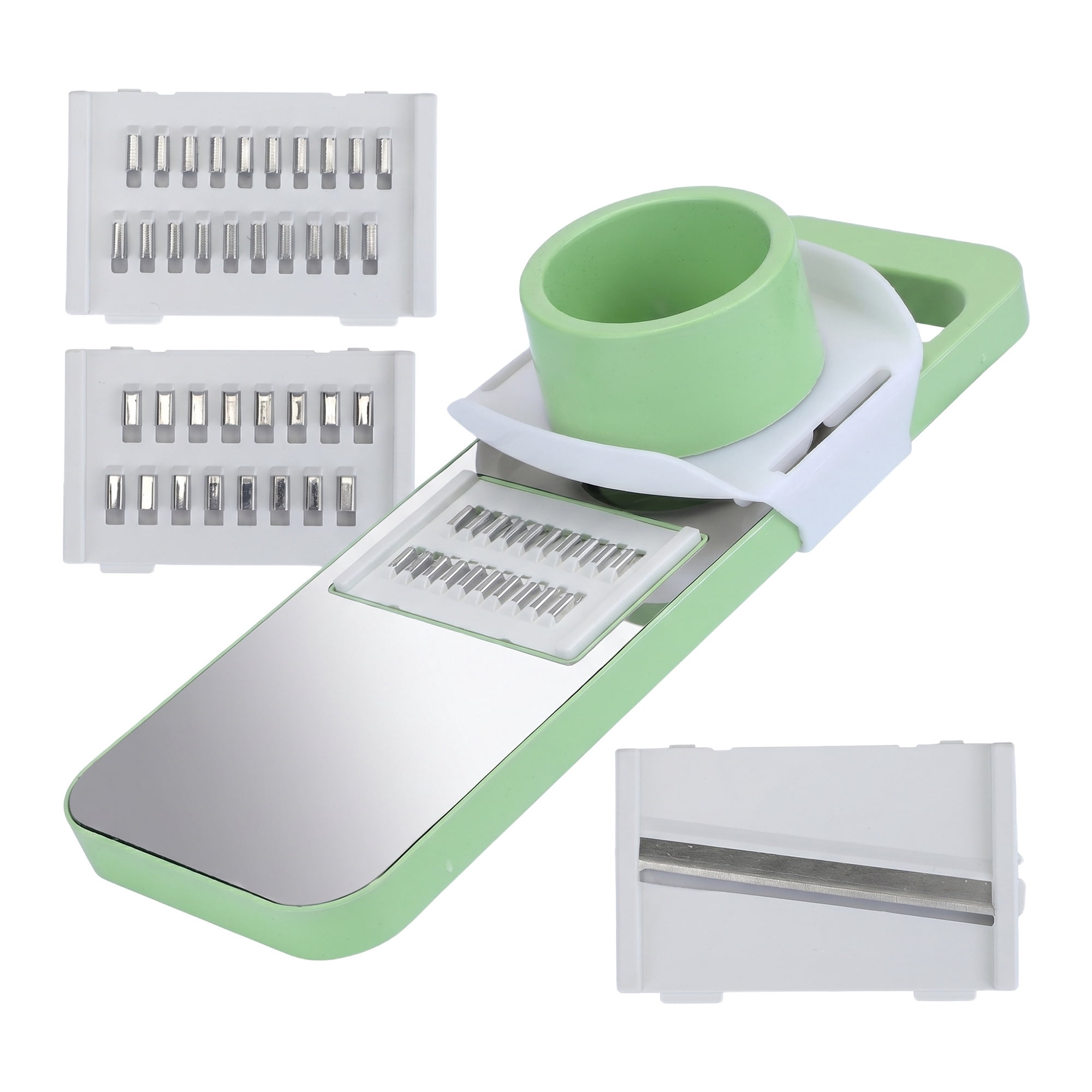 Unique Bargains Mandoline Slicer Vegetable Chopper Cutter for Potato 3 in 1 11.2" x 4.1"