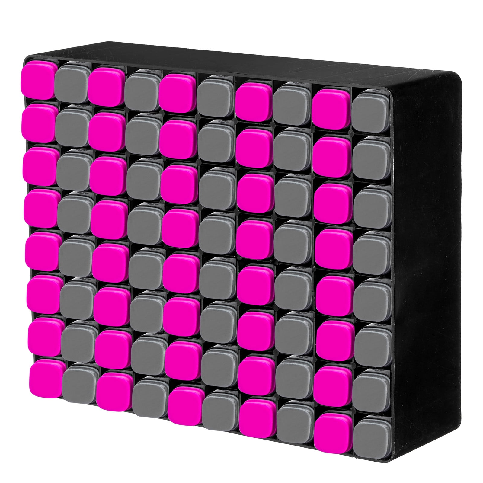 Unique Bargains Marker Organizer Holder for Art Supplies PP Storage Black
