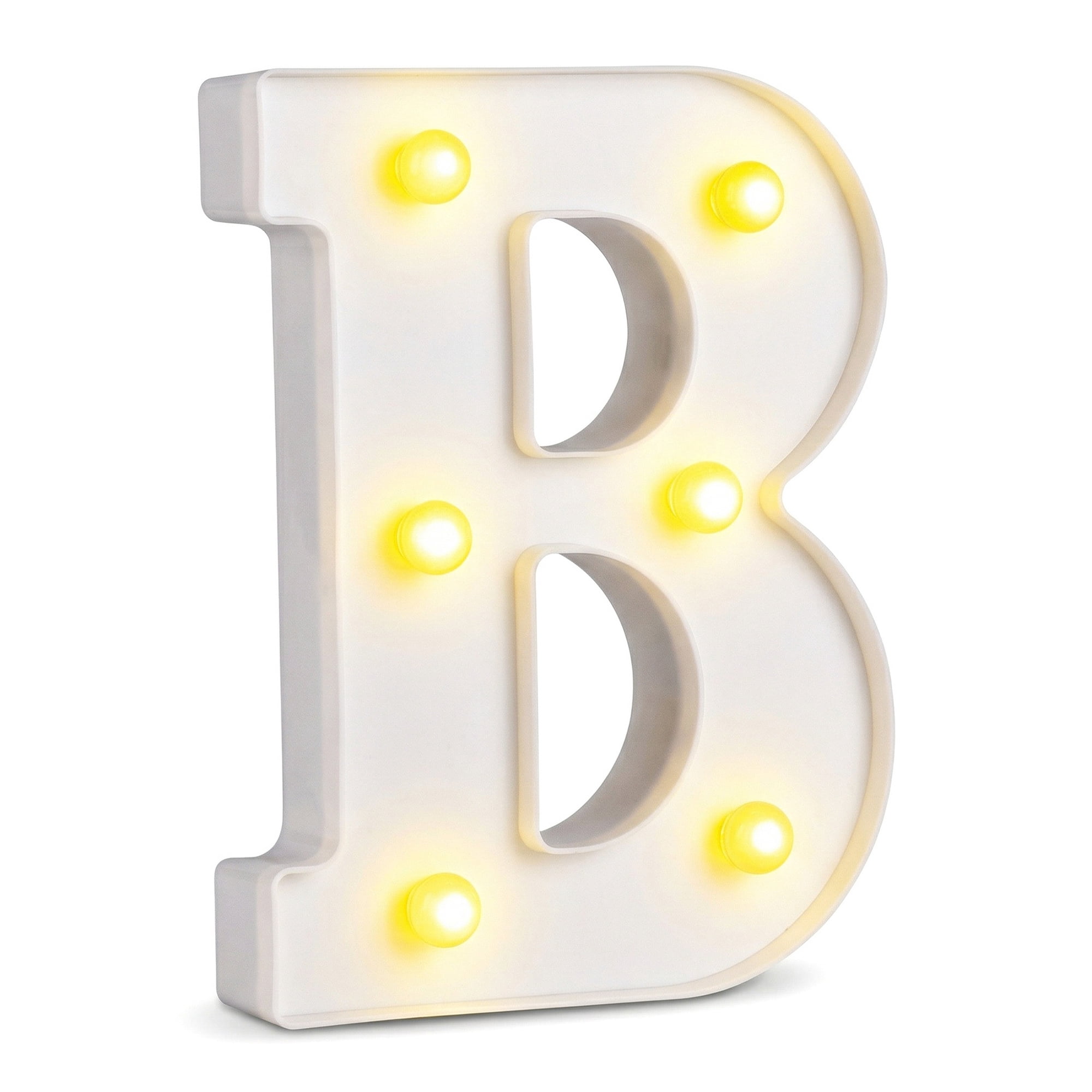 Unique Bargains Marquee Letters LED Light Up Signs Letter B 5"L x 1.1"W x 6.1"H
