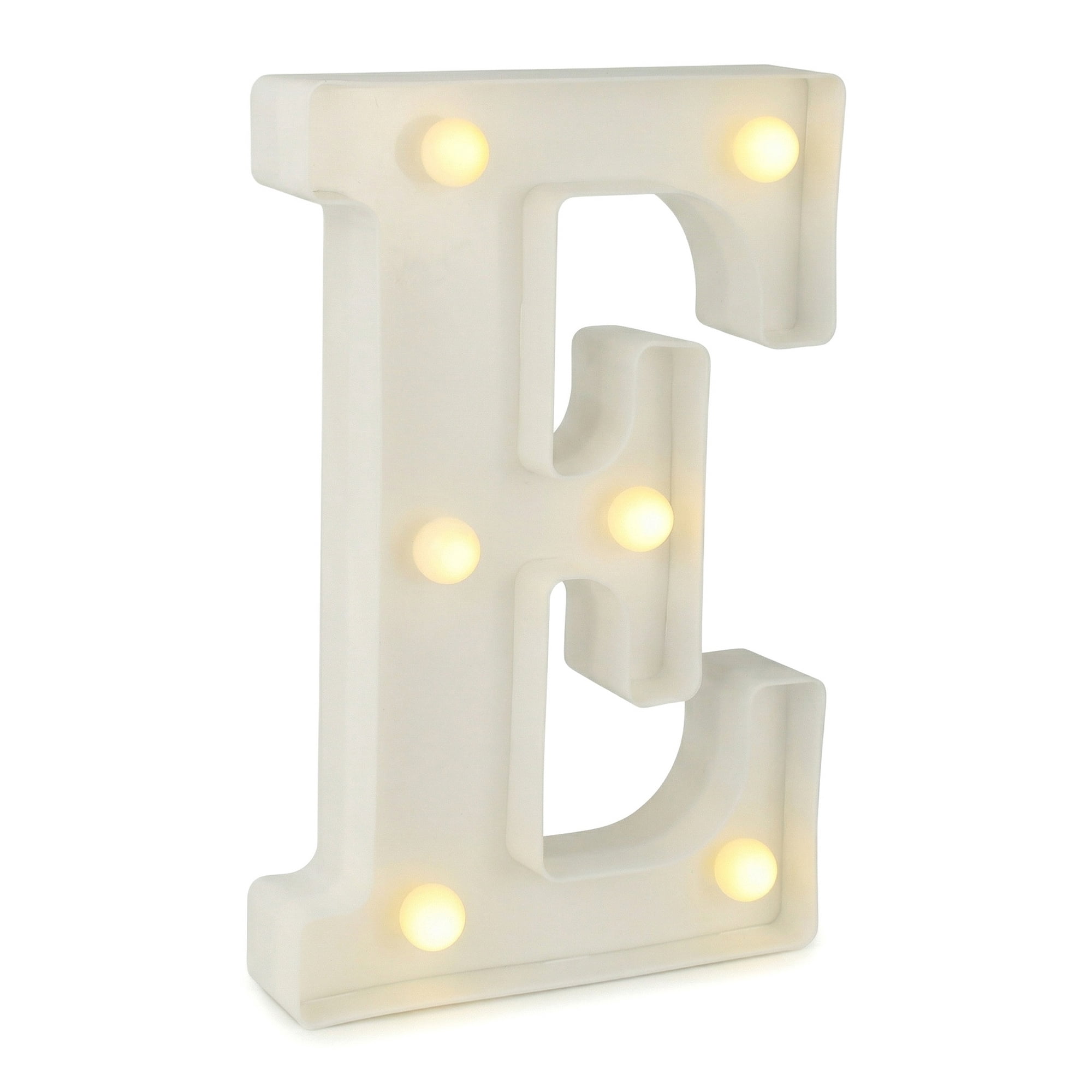Unique Bargains Marquee Letters With Lights LED Light Up Signs Letter  E 5.5"L x 1.3"W x 8.1"H