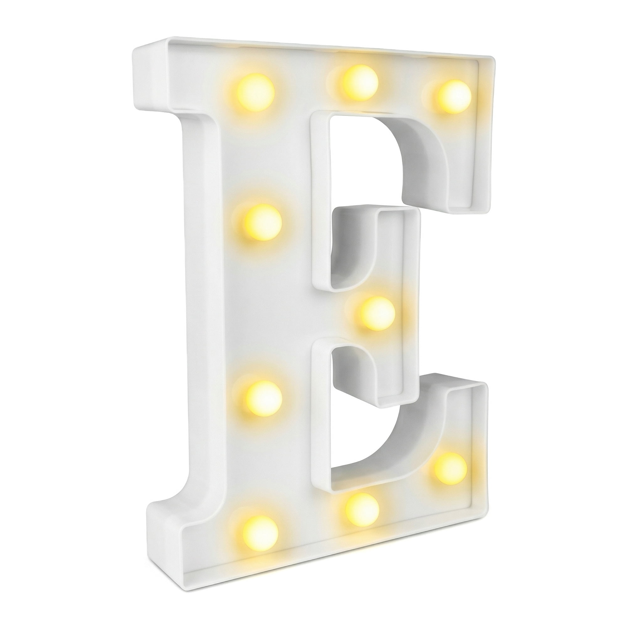 Unique Bargains Marquee Letters With Lights LED Light Up Signs Letter  E 6.5"L x 1.5"W x 8.5"H
