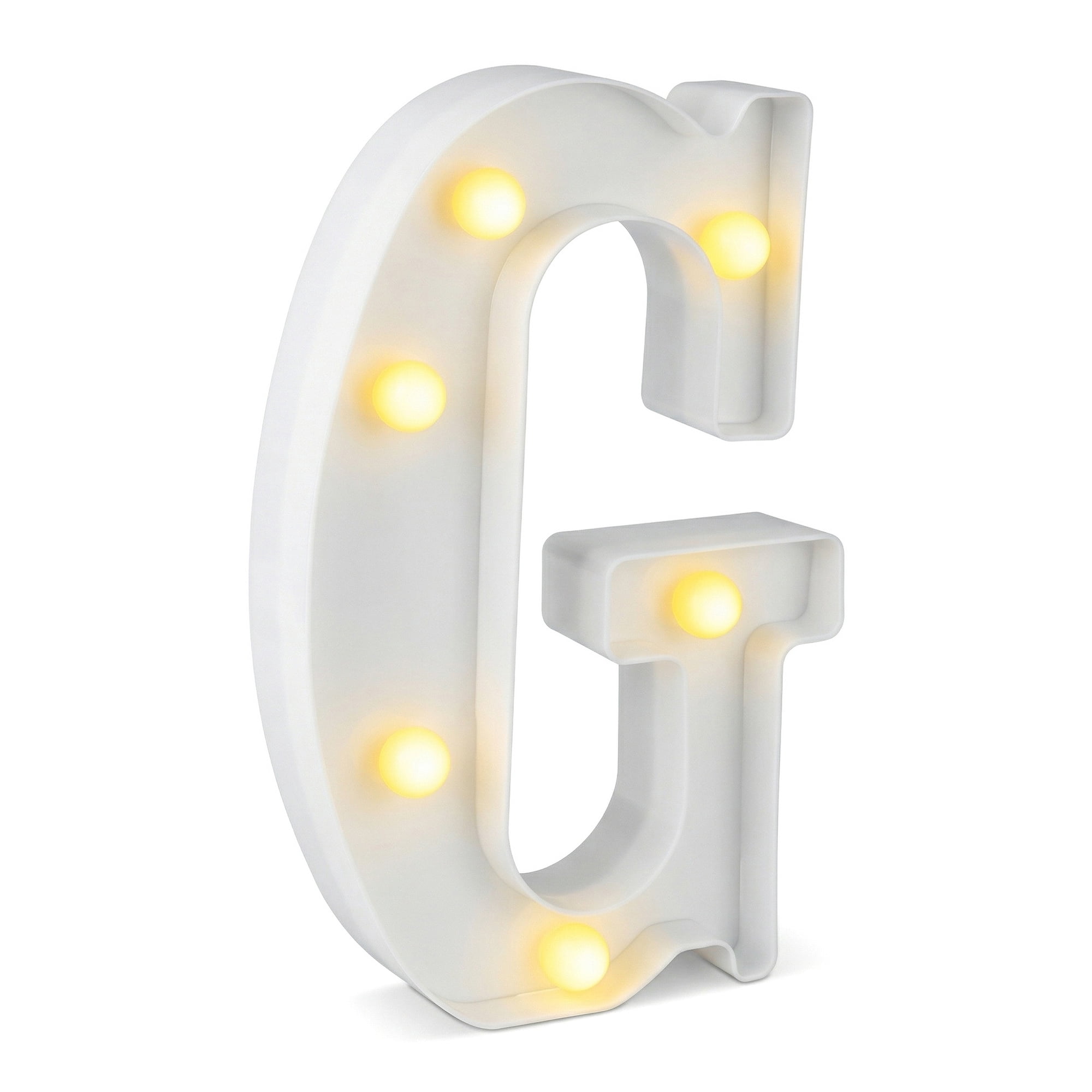 Unique Bargains Marquee Letters With Lights LED Light Up Signs Letter G 5.5"L x 1.3"W x 8.1"H