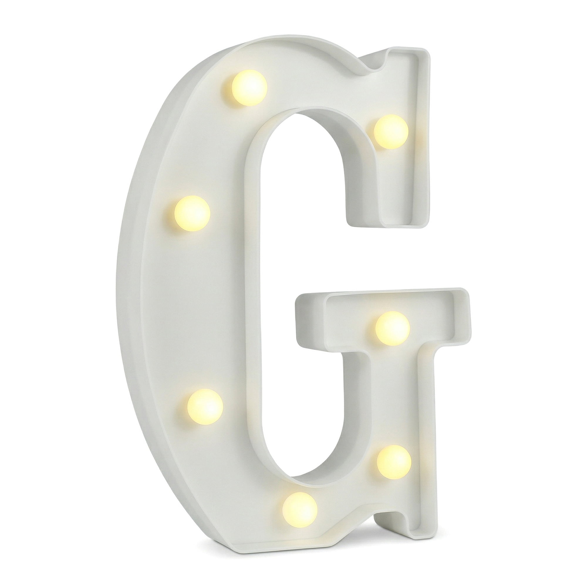 Unique Bargains Marquee Letters With Lights LED Light Up Signs Letter G 6.5"L x 1.5"W x 8.5"H