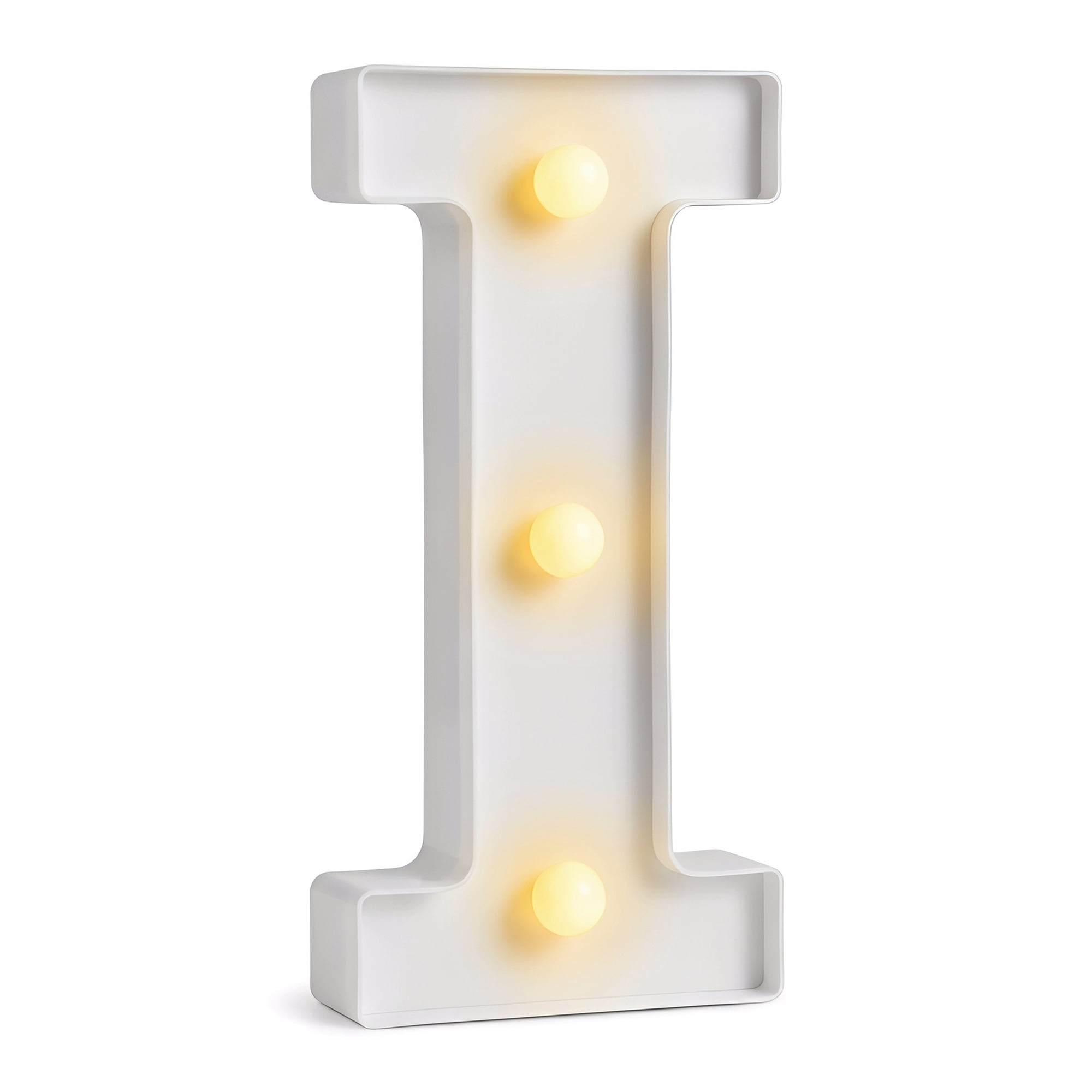 Unique Bargains Marquee Letters LED Light Up Signs Letter I 5"L x 1.1"W x 6.1"H