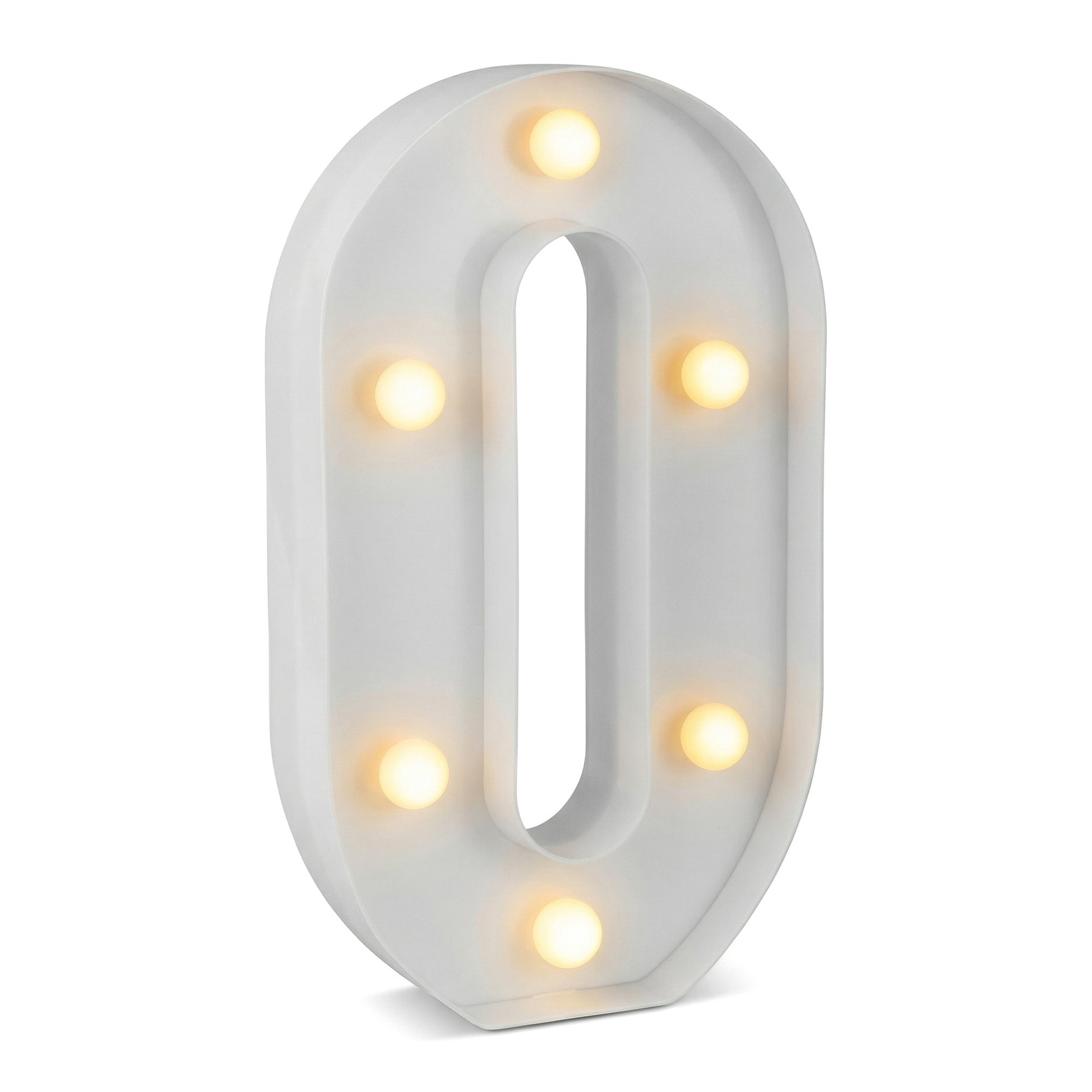Unique Bargains Marquee Letters With Lights LED Light Up Signs Letter O 5.5"L x 1.3"W x 8.1"H