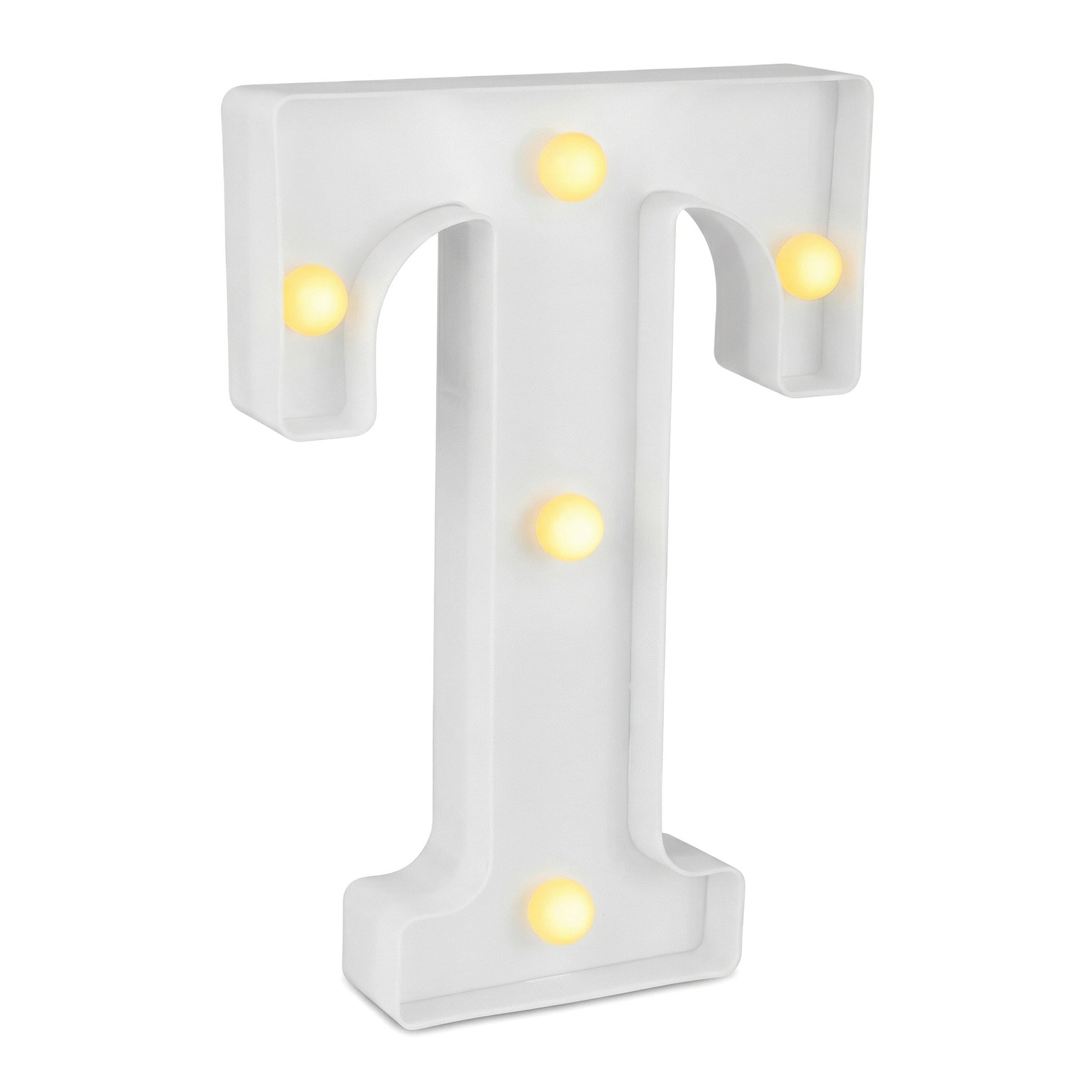 Unique Bargains Marquee Letters LED Light Up Signs Letter T 5.5"L x 1.3"W x 8.1"H