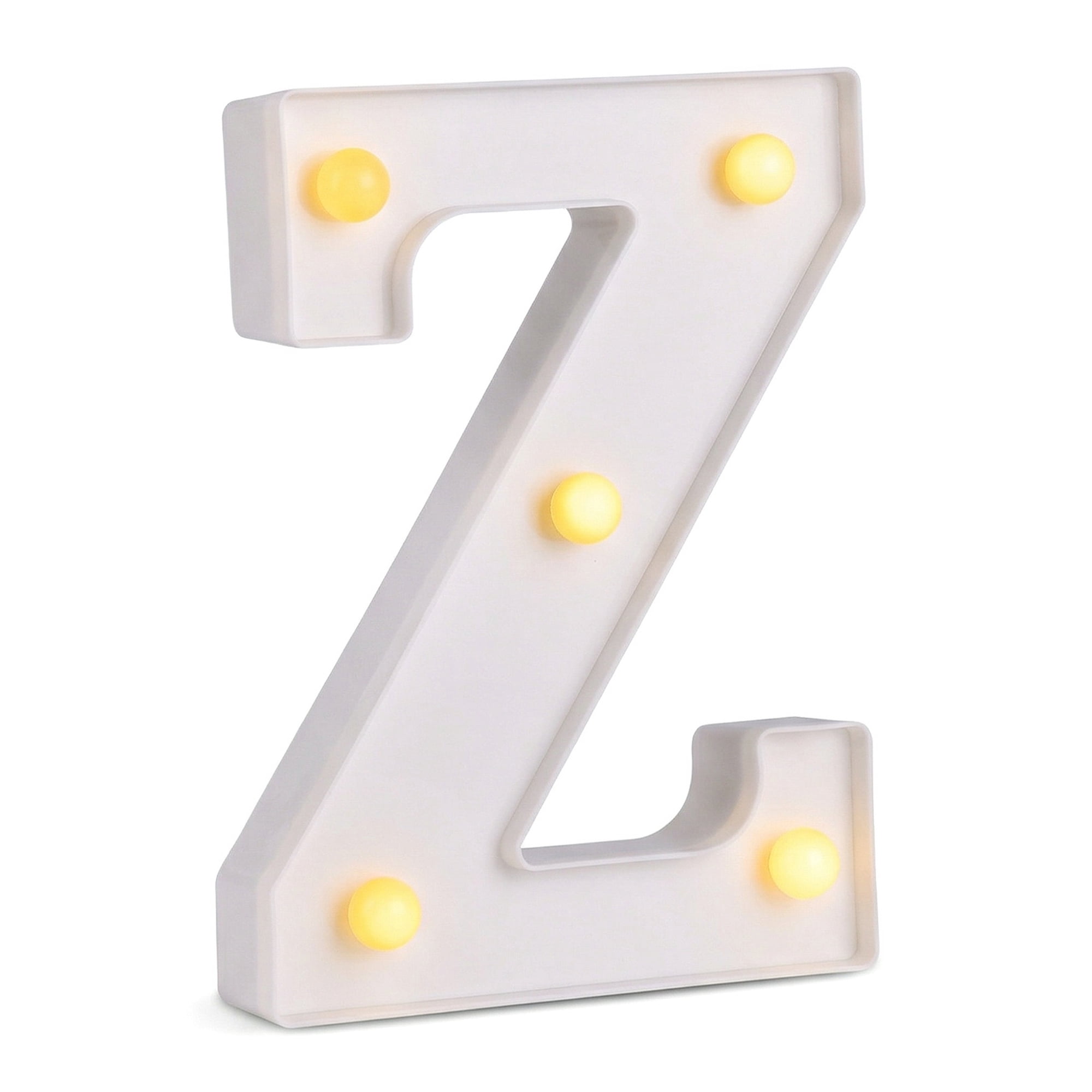 Unique Bargains Marquee Letters With Lights LED Light Up Signs Letter Z 5"L x 1.1"W x 6.1"H