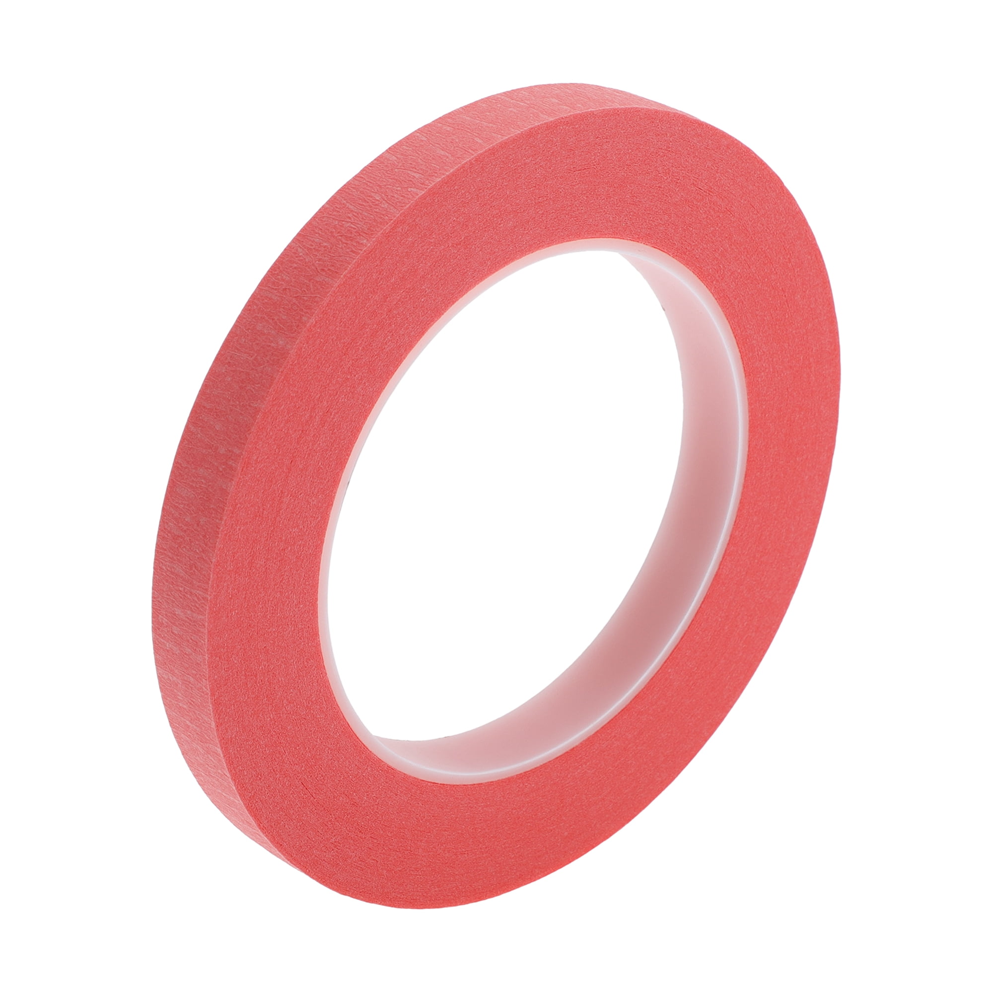 Unique Bargains Masking Tape for DIY Car Auto Paint Pink 0.5 Inches x 32.8 Yards