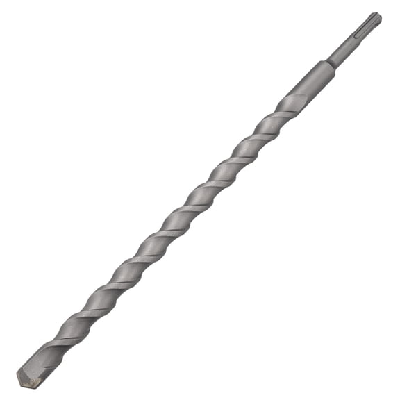 Unique Bargains Masonry Drill Bit 18mm x 200mm Carbide Tip Rotary Hammer Bit 9mm Square Shank for Impact Drill, 18mm x 350mm