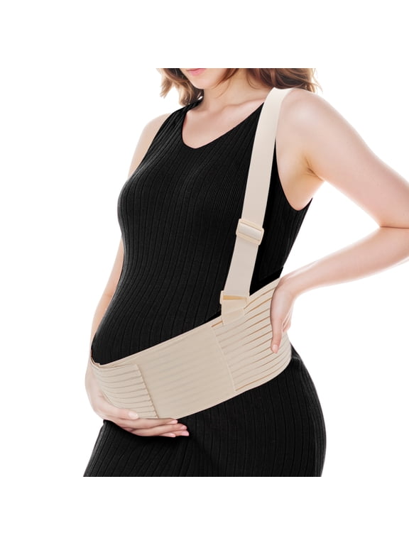 Pregnancy Belly Band Belly Band with Adjustable Straps Belly Band for Pregnant Women Maternity Belt Large Skin Color Large Skin Color
