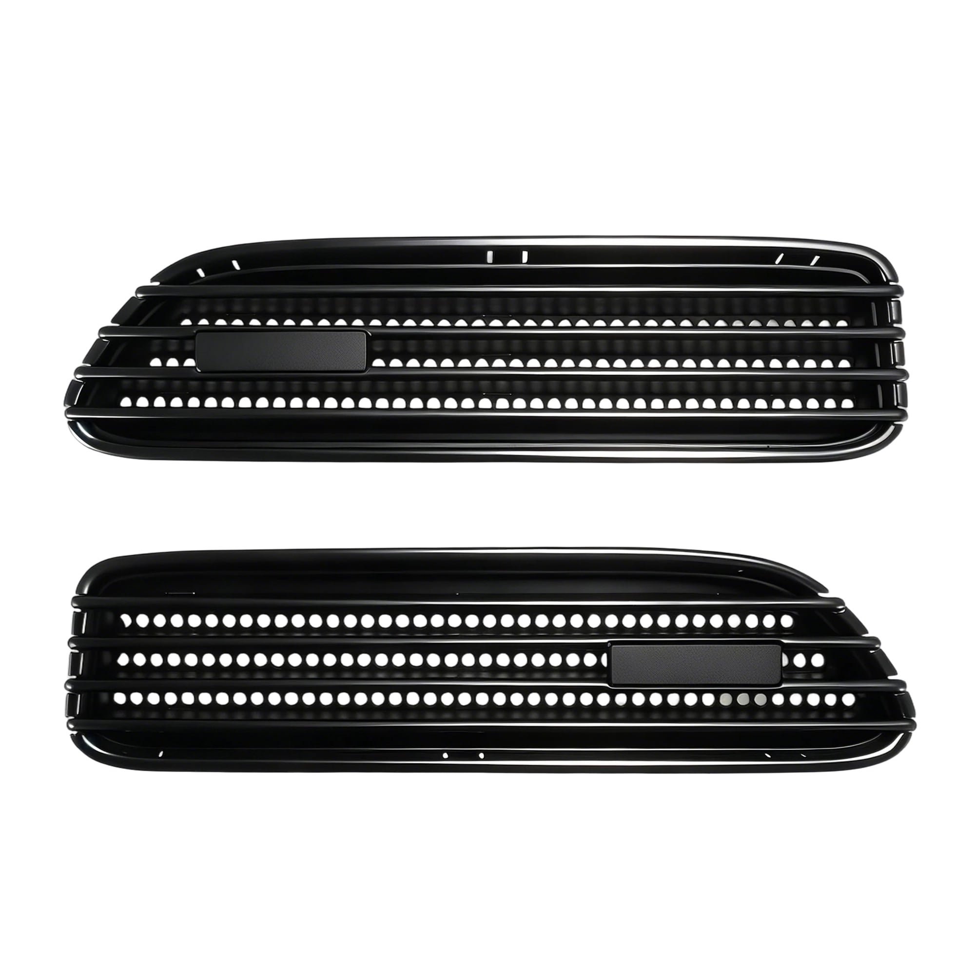 Unique Bargains Matte Black Front Fender Air Vents Trim Cover for BMW E46 M3 2001-2006