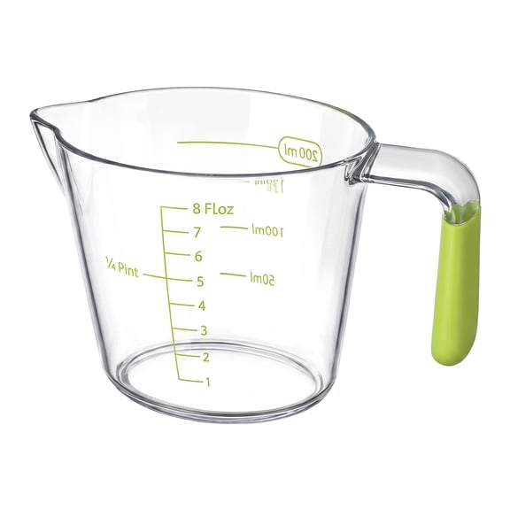 Unique Bargains Measuring Cup PS Material for Wet Ingredients Green 200ml