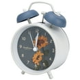 thumbnail image 1 of Unique Bargains Mechanical Alarm Clock with Loud Bell Ring Purple 4.6"L x 2.2"W x 6.6"H, 1 of 5