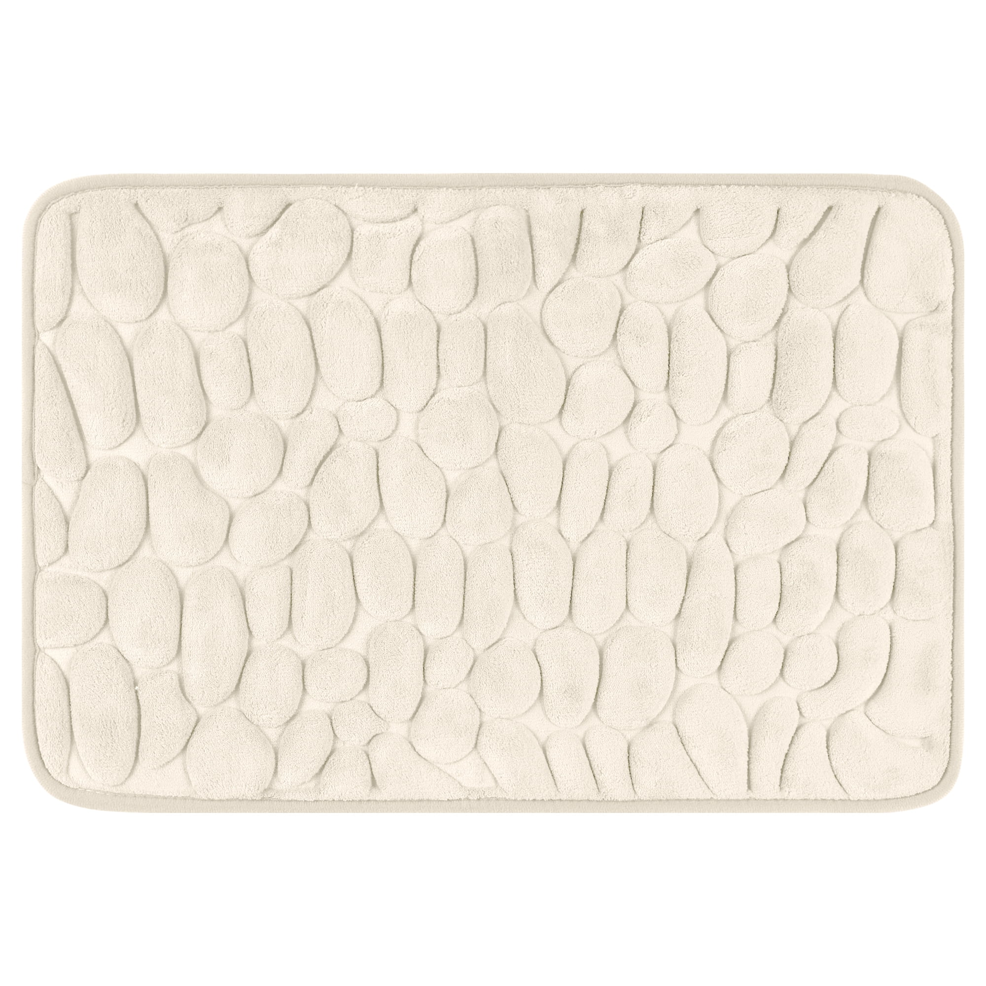 Unique Bargains Memory Foam Bathroom Rugs Ultra Soft Bath Mat Quick Dry Bath Carpet Rug Khaki 20"x32"