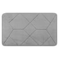 thumbnail image 1 of Unique Bargains Memory Foam Quick Dry Washable Non Slip Rugs Gray 20" x 32", 1 of 6