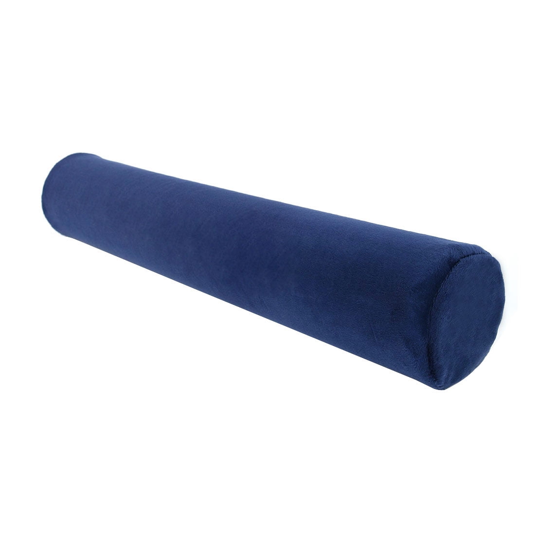 Unique Bargains Memory Foam Round Roll Neck Pillow Dark Blue 23.6" x 4.
