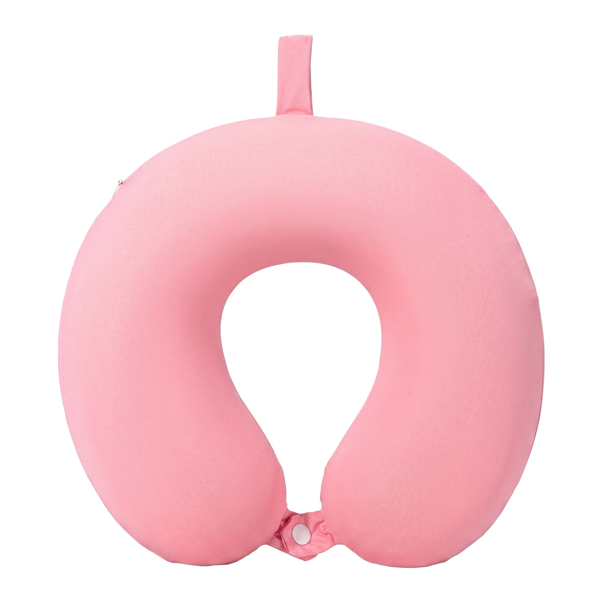 Unique Bargains Memory Foam Travel U Shape Neck Pillow Head Rest Pink 12"x12"x4"
