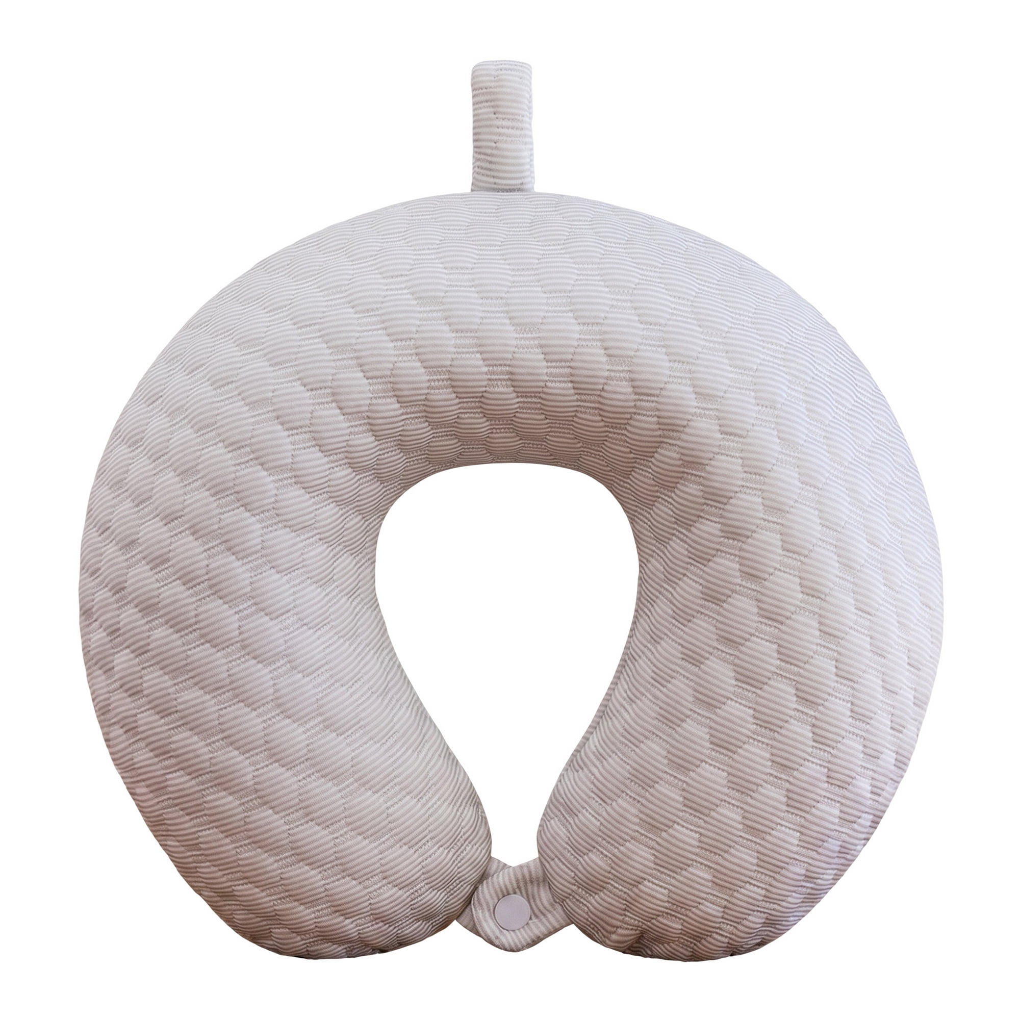 Unique Bargains Memory Foam U Shape Travel Neck Pillow for Office Naps Brown 12"x12"x4"