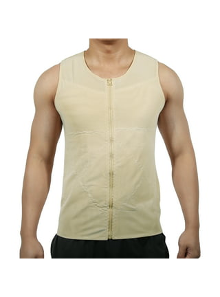 Garteder Men's Compression Bodysuit Shapewear Shirt Girdle for Tummy  Control Bodybuilding Shaper Fajas Para Hombre 