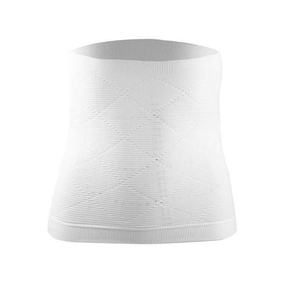 Unique Bargains Men's Abdominal Slim Belt Waist Tummy Control Belt White XXL Size