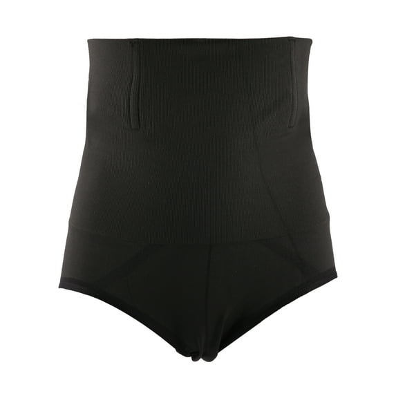 Unique Bargains Men's Abdominal Slim Shapewear Panties High-waisted Tights Shorts Boxer Briefs Shaping L Black