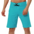 thumbnail image 1 of DARING DIVA Men's Drawstring Swim Shorts Elastic Waist Board Shorts 30 Blue, 1 of 6