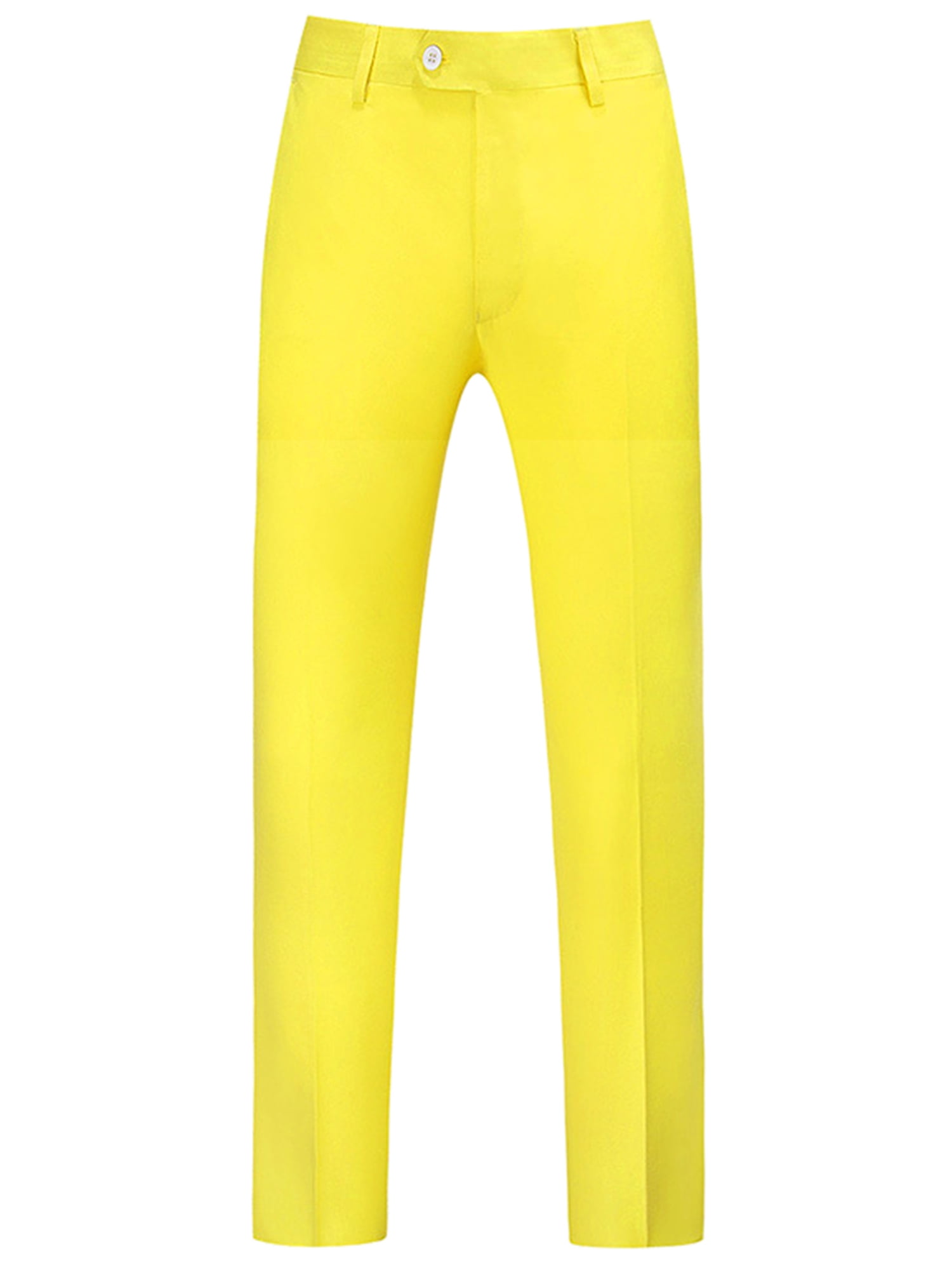 Unique Bargains Men's Dress Pants Slim Fit Flat Front Chino