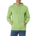 thumbnail image 1 of Unique Bargains Men's Hoodie Sweatshirt Long Sleeves Solid Drawstring Pullover XL Light Green, 1 of 6