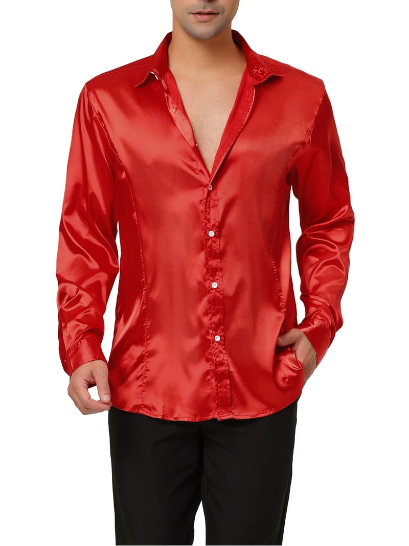 strapless open back dress Super Soft Dark Red Shirt For Men Color |Formal Color Shirts For Men | Color Shirts | Solid Color Shirt Full Sleeve - 42