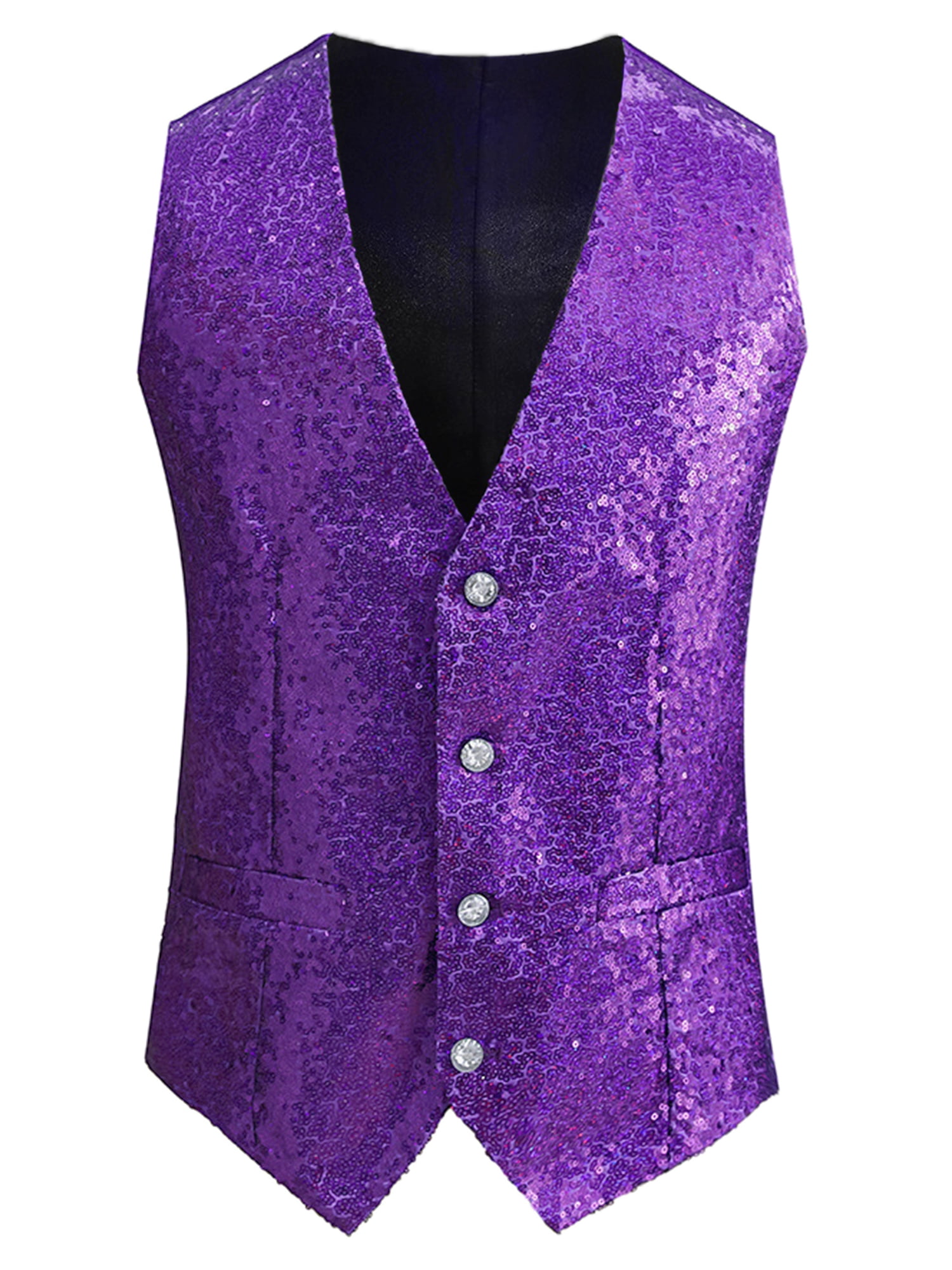 Mens glitter waistcoat sale