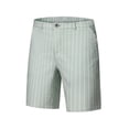 thumbnail image 1 of Unique Bargains Men's Striped Dress Shorts Regular Fit Business Chino Shorts 28 Gray, 1 of 6