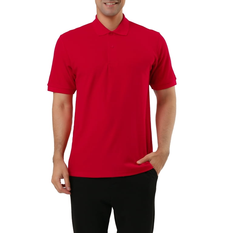 Solid color golf shirts sales