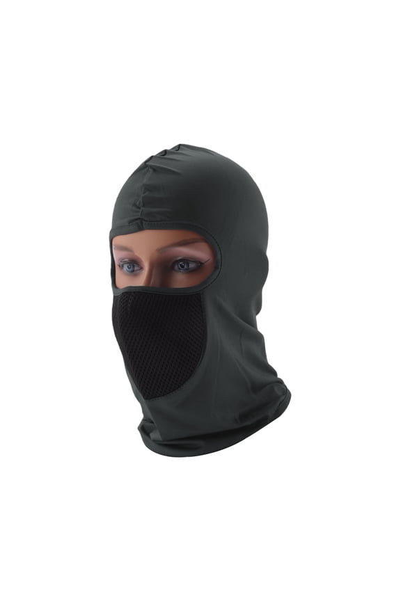 Mesh Masks Face Mask Polyester Face Cover Sun Protection Breathable Dark Gray 1 Pcs