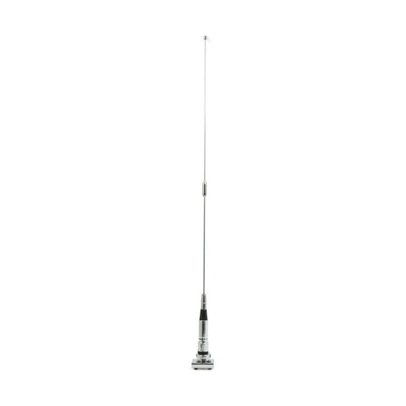 Unique Bargains Metal Adjustable Angle Anti Static Auto Car Decorative Antenna Silver Tone
