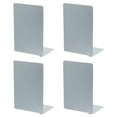 thumbnail image 1 of Unique Bargains Metal Bookend with L Shape Design 5.35"x3.74"x7.68" 2 Set Grey, 1 of 5