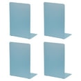 thumbnail image 1 of Unique Bargains Metal Bookend with L Shape Design 5.35"x3.74"x7.68" 2 Set Blue, 1 of 5